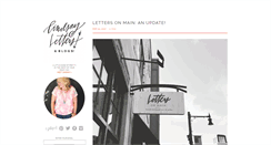 Desktop Screenshot of lindsaylettersblogs.com